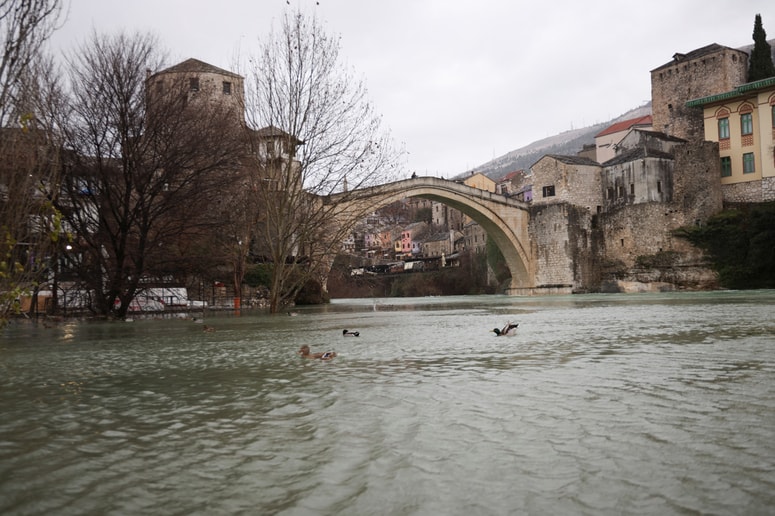 Na srečo Neretva ni povzročila obsežnih poplav. 