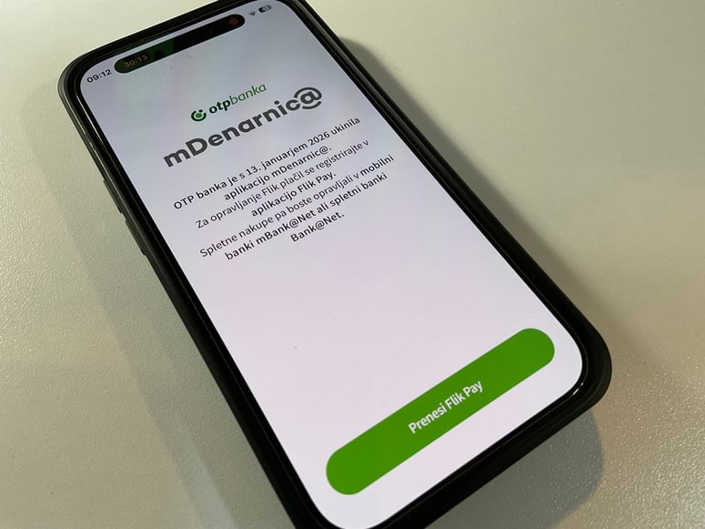 Aplikacija mDenarnic@ od danes ne deluje več.