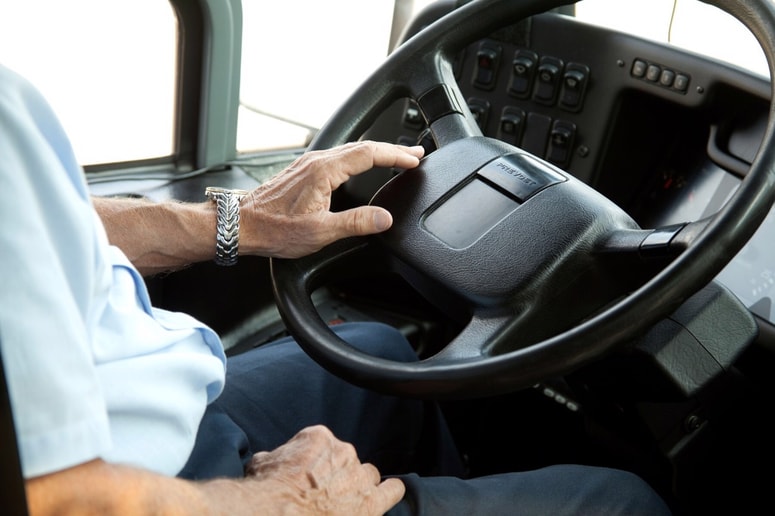 Obveščen je bil njegov delodajalec, ki je na kraj napotil nadomestnega voznika avtobusa. 