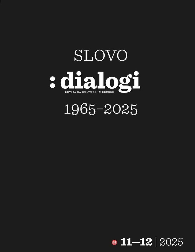 Naslovnica zadnje številke revije Dialogi  