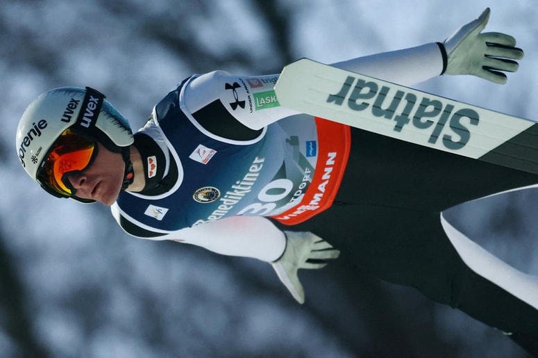 Glavna fotografija članka:Drama na svetovnem prvenstvu v poletih: Domnu Prevcu ušle smuči, Slovenija ostala brez boja za odličje