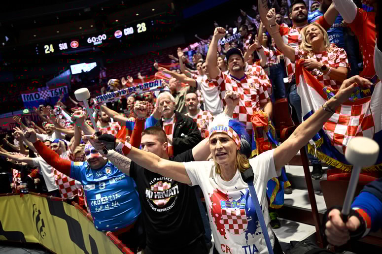 Hrvaški navijači.