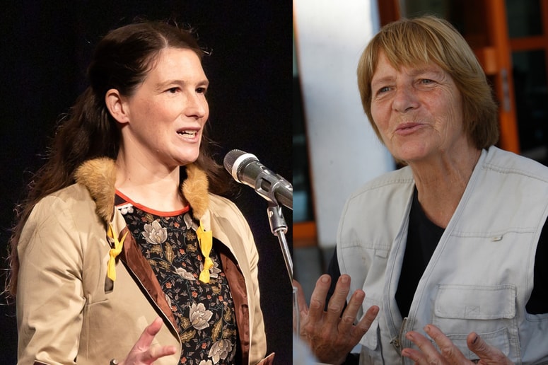 Nataša Kramberger in Dragica Čadež 