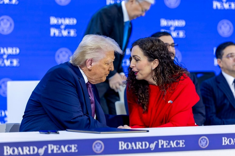 "Trumpova kandidatka" in predsednik ZDA v Davosu. 