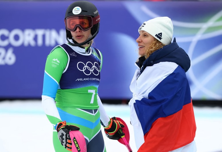 Na tekmi dvojic sta Slovenijo zastopali Ilka Štuhec in Ana Bucik Jogan. 