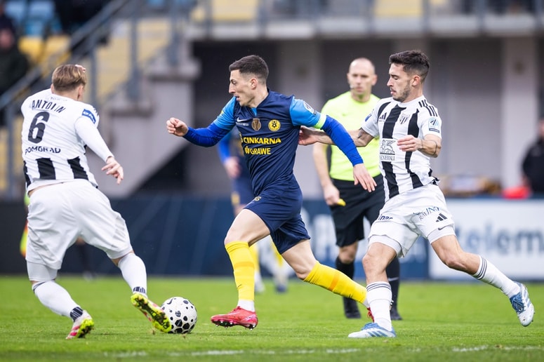 Mario Kvesić je zabil prvi gol za Celje. 