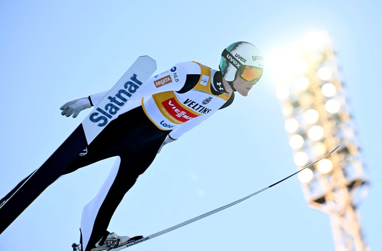 Domen Prevc v Lahtiju na Finskem