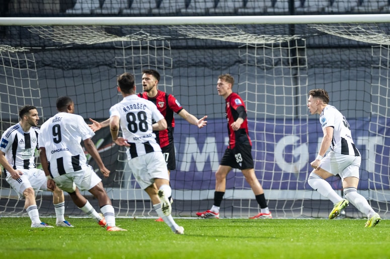 Kenan Kurtović je tako proslavil svoj gol proti Primorju.