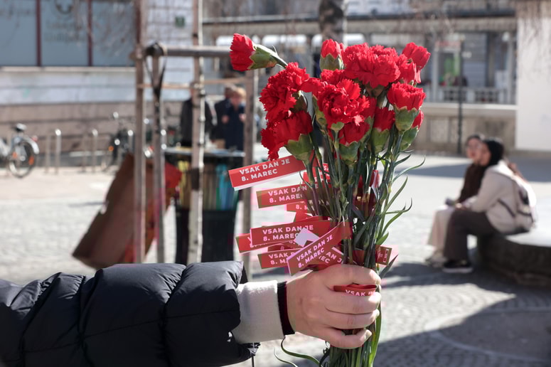 Glavna fotografija članka:(POGLED) Kolumna Suzane Žilič Fišer: Kvote, razdeljevanje nageljčkov, bučne zabave ob 8. marcu. Samo da odkljukamo