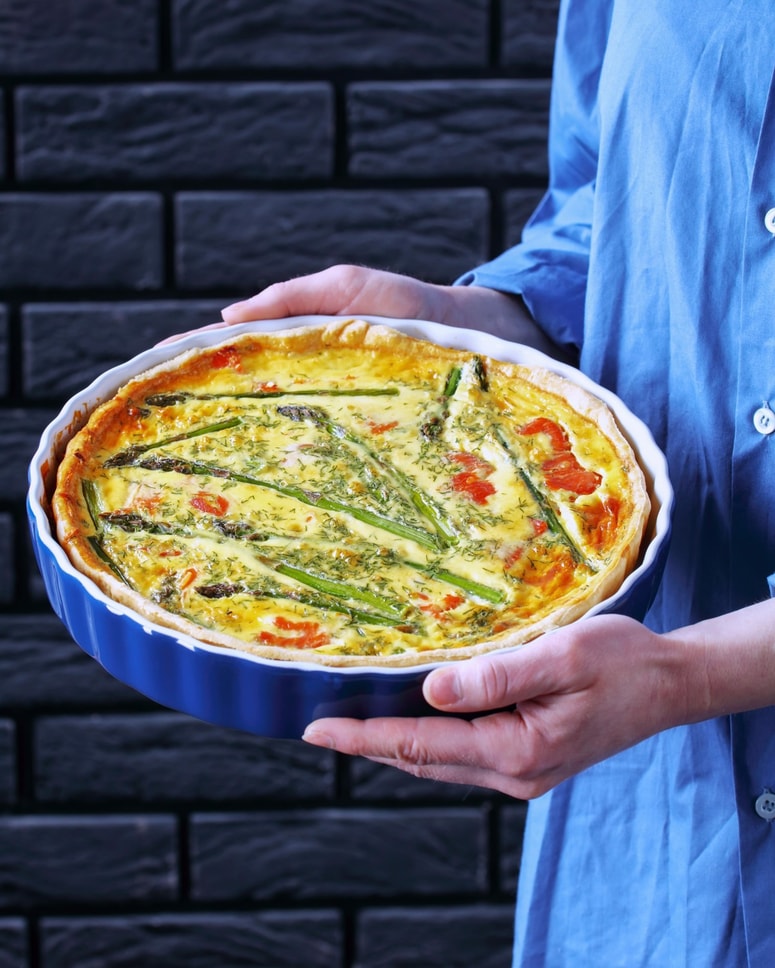 Glavna fotografija članka:Francoski pomladni quiche z zelenjavo