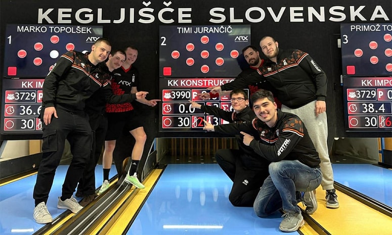 Poskrbeli so za zgodovinski dosežek slovenskga kegljanja. 