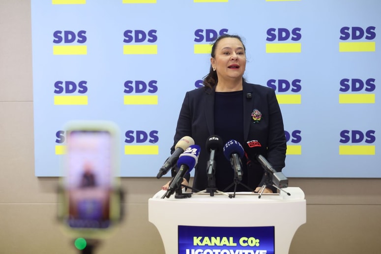 Predsednica preiskovalne komisije DZ poslanka SDS Anja Bah Žibert 