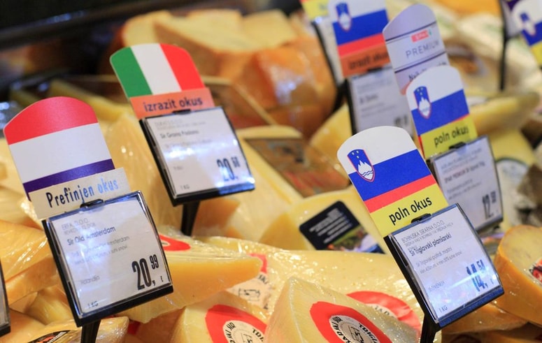 Glavna fotografija članka:Novost za potrošnike: Kaj bo sporočala slovenska zastavica na živilih?