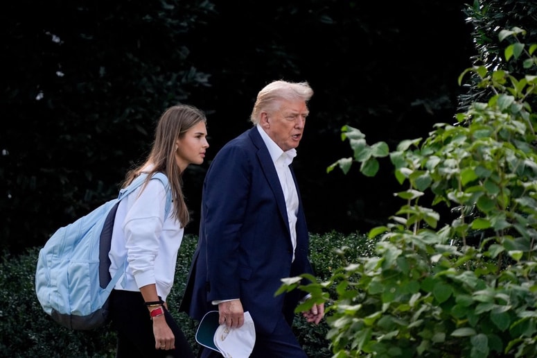 Predsednik Donald Trump in vnukinja Kai naj bi bila zelo povezana.