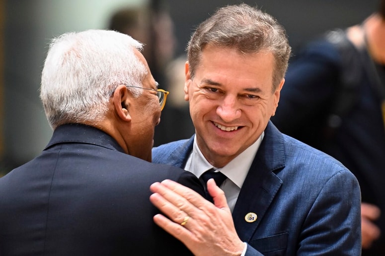 Robert Golob je na vrhu EU v Bruslju.