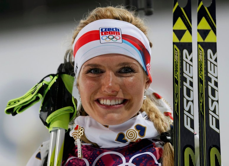 Gabriela Koukalova je v Sočiju 2014 osvojila tri olimpijske medalje. 