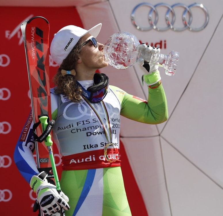 Sanjsko sezono je Mariborčanka kronala s smukaškim (in kombinacijskim) globusom. 