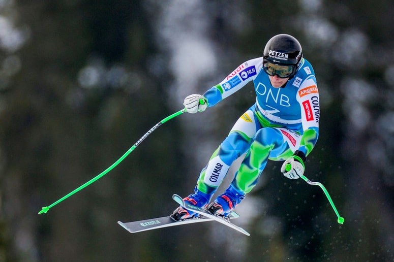 Glavna fotografija članka:Ilka Štuhec na zadnjem smuku v karieri sedemnajsta