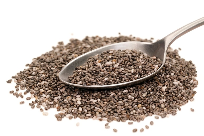Eno izmed živil so chia semena. 