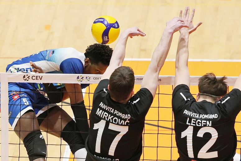 Charles Carlos Santana je večkrat naletel na visok blok prekmurskih odbojkarjev. 