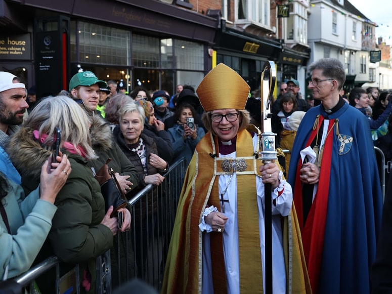 Nova canterburyjska nadškofinja Sarah Mullally.