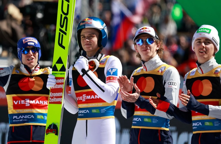 Zmage so se veselili Avstrijci.