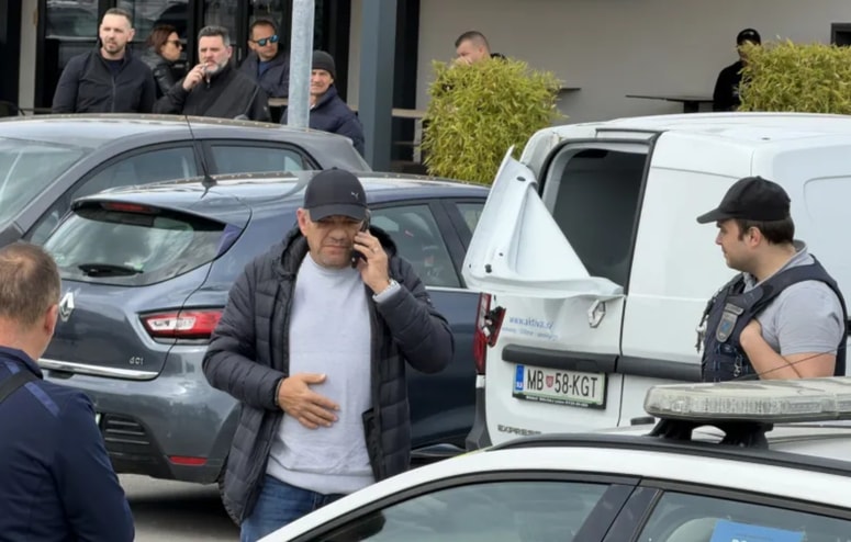 Nekaj minut pred 13. uro sta domnevno dva tatova na Mercatorjevem parkirišču v koprski Šalari skušala ukrasti denar iz avta varnostne službe.