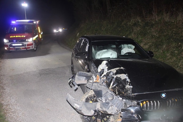 Posledice nesreče v naselju Ženje v občini Krško