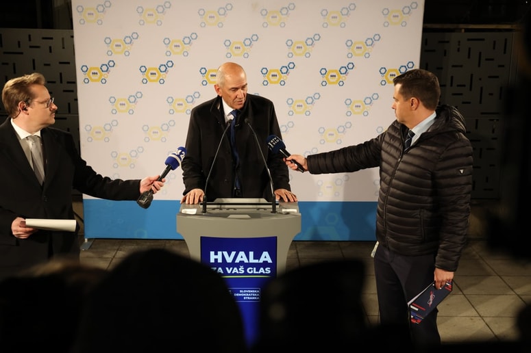 Predsednik SDS Janez Janša