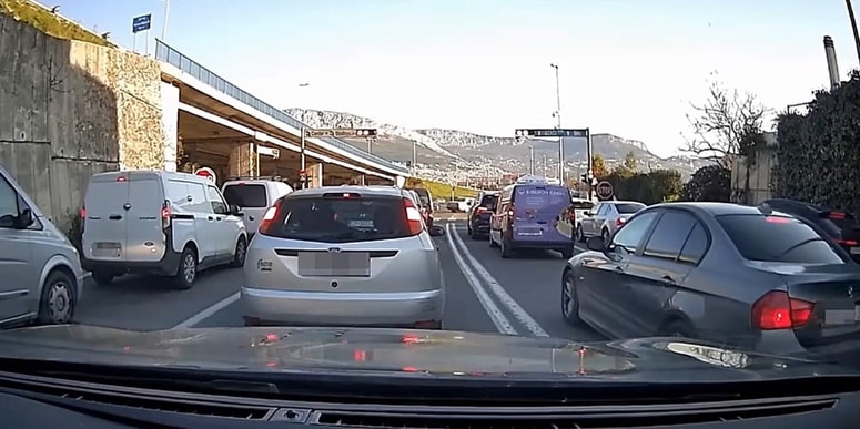 BMW na križišču v Splitu