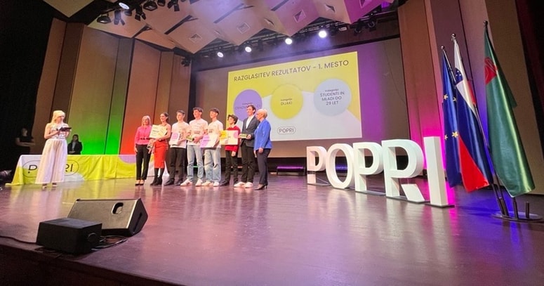 Glavna fotografija članka:POPRI 2026: Kako mladi z idejami soustvarjajo podjetno prihodnost Slovenije. In kakšne so njihove ideje?