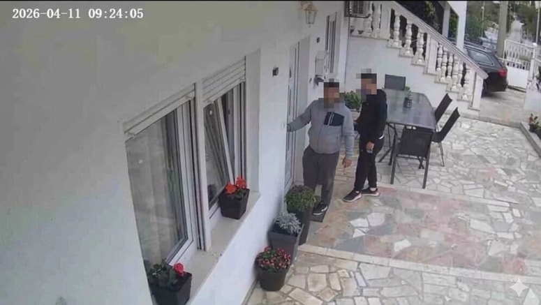 Meščan Žrnovice je sumljive osebe posnel z nadzorno kamero 