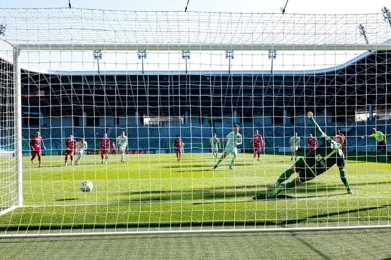 Antonio Marin je suvereno izkoristil enajstmetrovko v Stožicah. 