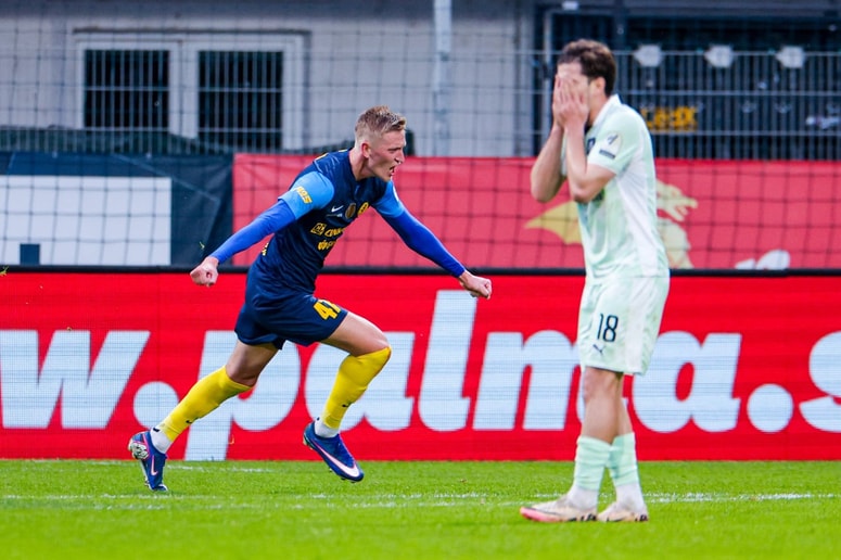 Armandas Kučys je Celjane v finišu prvega polčasa odpeljal v vodstvo. 