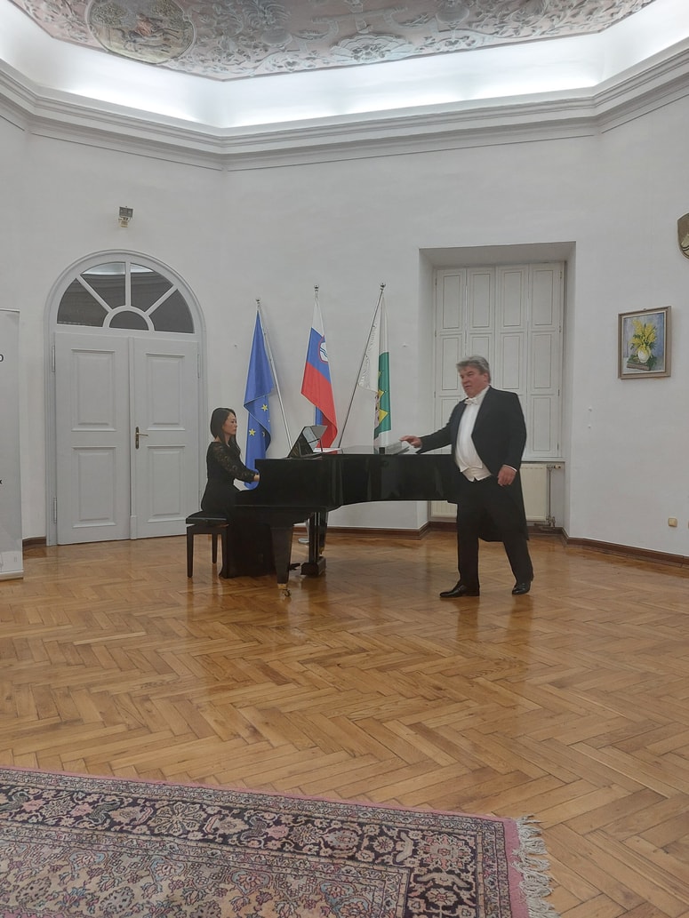 Branko Robinšak in Kayoko Ikeda 