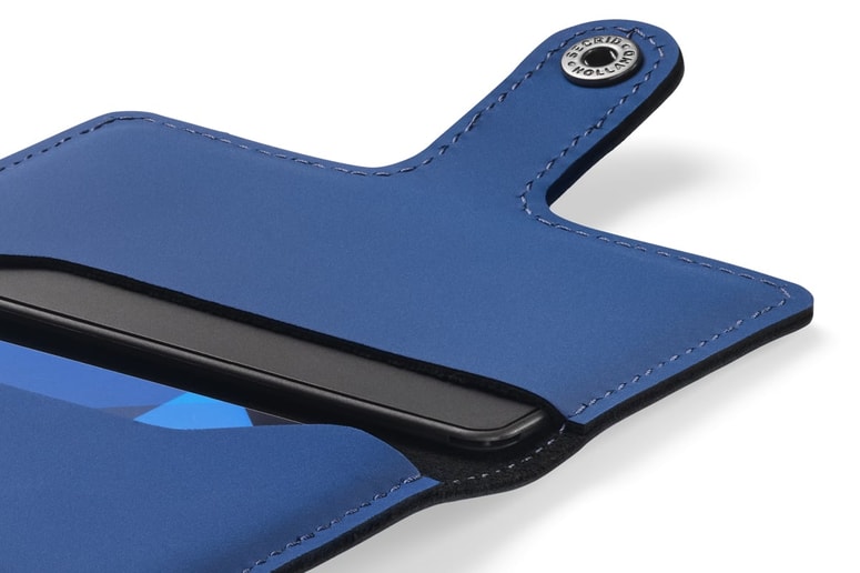 Sledljiv Miniwallet združuje minimalistično oblikovanje in napredno tehnologijo sledenja.