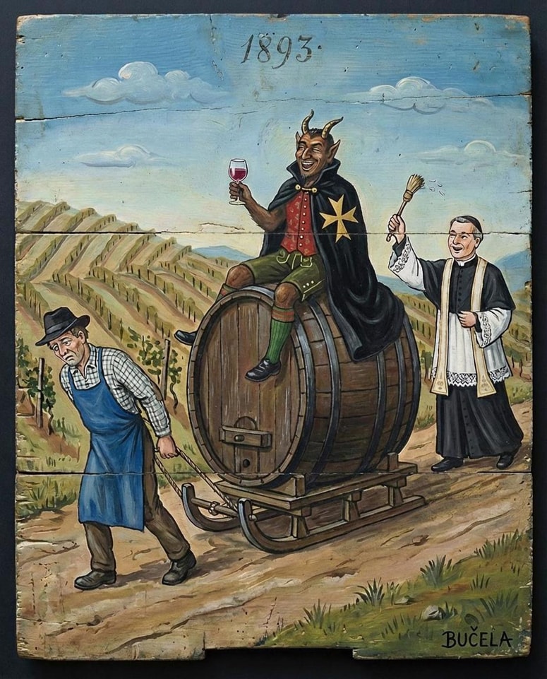 Vinogradi slovenskega Štajerskega niso zgolj razkošna veduta, temveč tudi nema priča tlačanstva in poniževanja; danes pa, v nenavadnem obratu zgodovine, vse pogosteje postajajo mikaven plen nakupovalnih apetitov Avstrijcev.