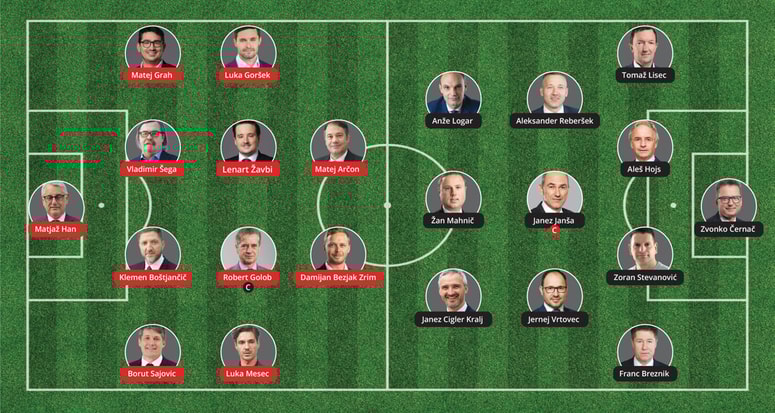 Na sredini igrišča si bosta nasproti stala največja zvezdnika obeh ekip in tudi kapetana. 