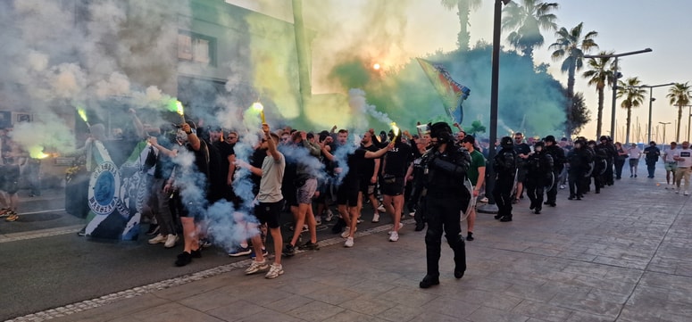 Izgredi po nogometni tekmi