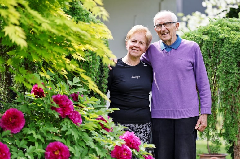 Alojz Filipič s soprogo Marijo 