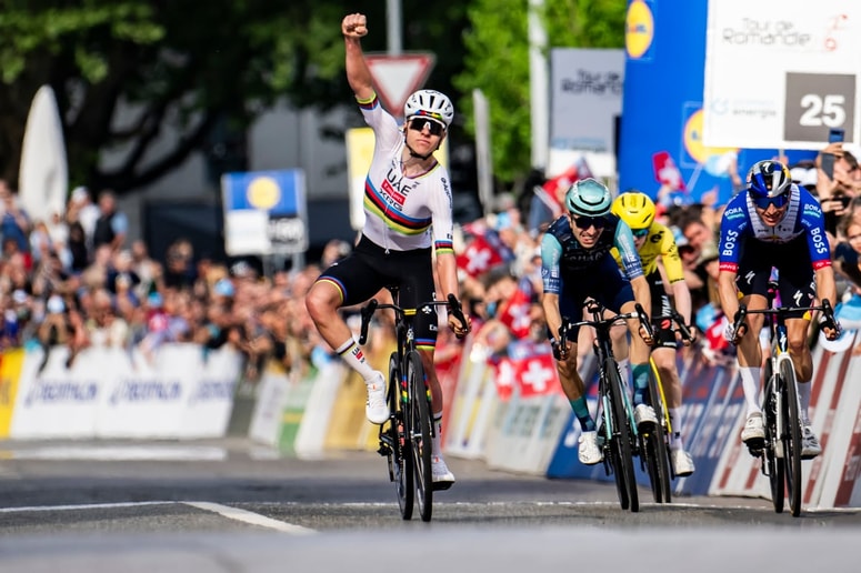 Če ni šlo na vzponu, je pa v sprintu svetovni prvak mladeničem odmeril lekcijo. 