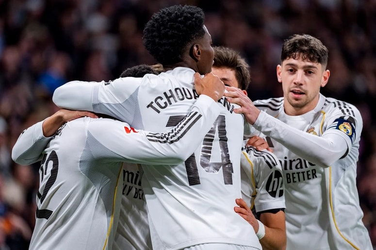 Aurelien Tchouameni in Federico Valverde