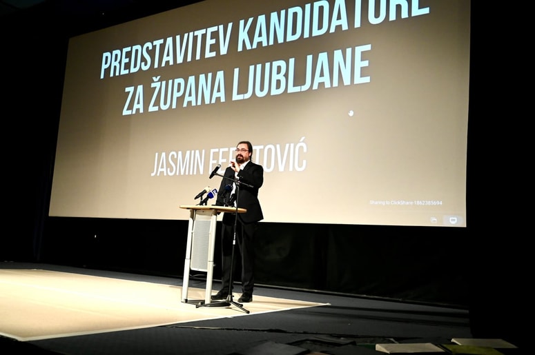 Jasmin Feratović ob napovedi kandidature
