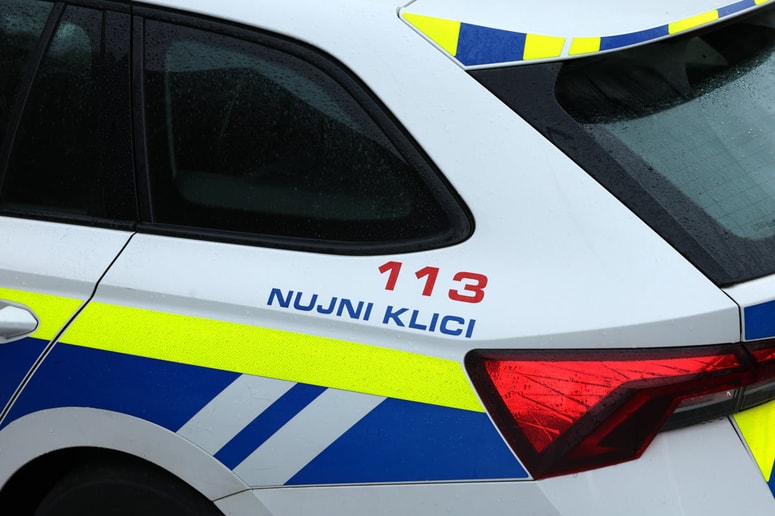 Policisti so voznika ustavljali z modrimi lučmi in zvočnimi signali.