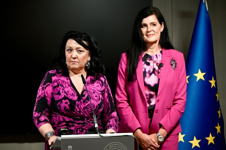 Tina Brecelj in Janja Sluga