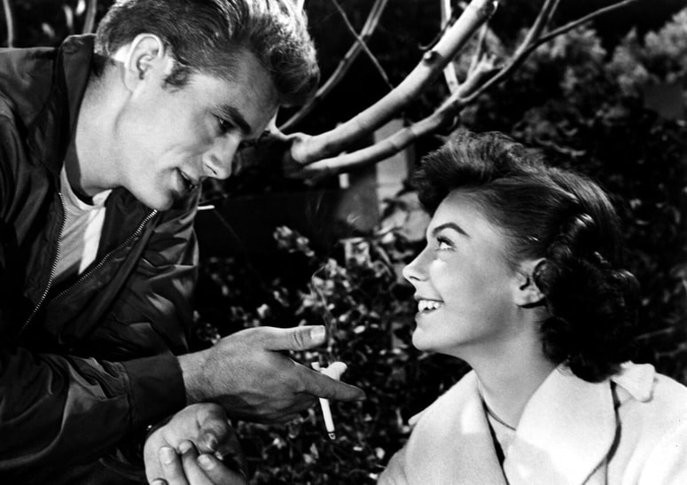 James Dean in Natalie Wood v Uporniku brez razloga 
