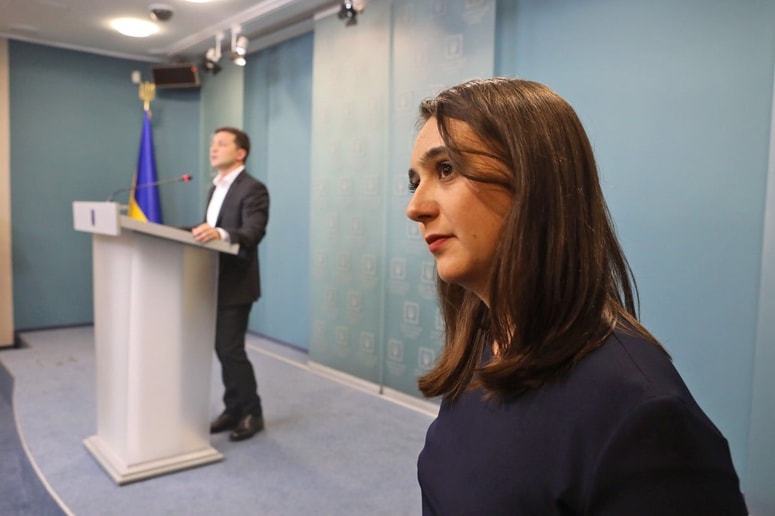 Julija Mendel je bila tiskovna predstavnica Zelenskega med letoma 2019 in 2021.