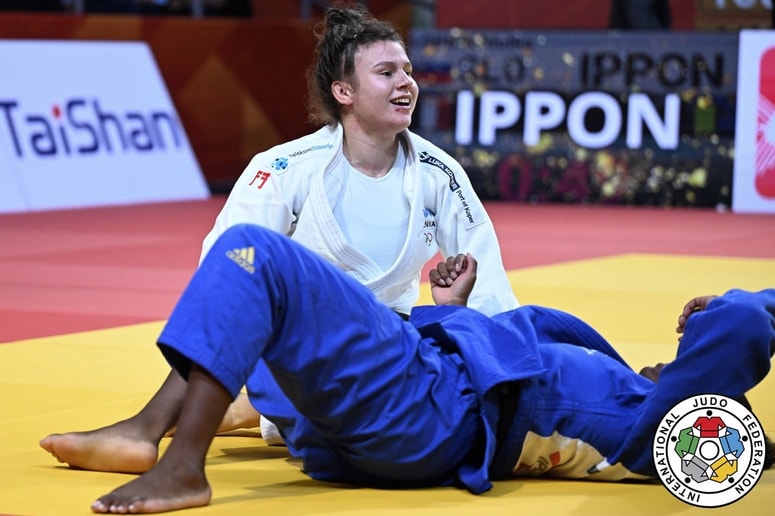Izbruh zmagoslavja judoistke iz Orehove vasi 