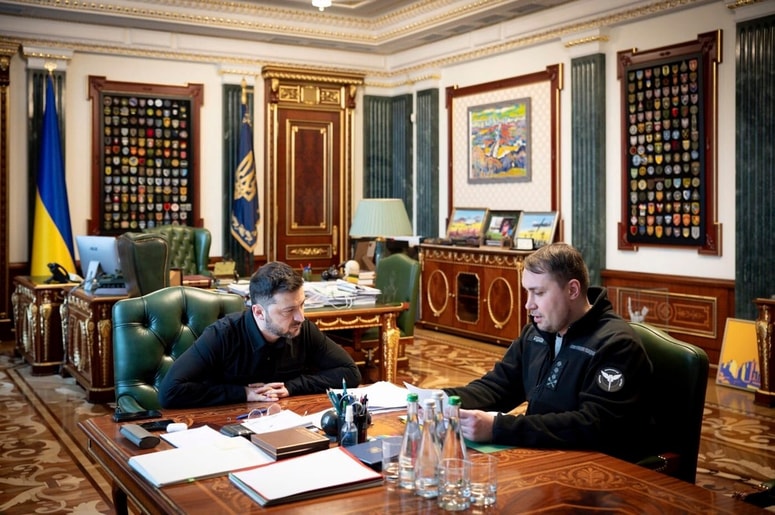 Kirilo Budanov in Volodimir Zelenski.