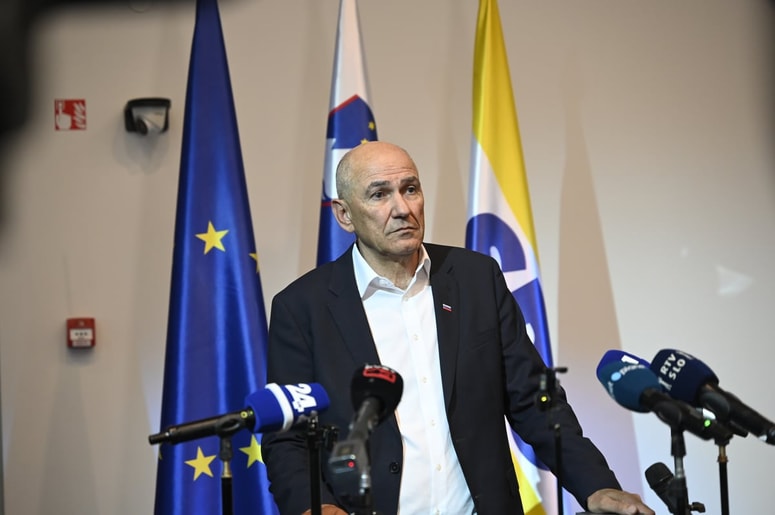 Janez Janša po seji sveta stranke SDS